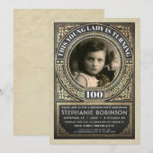  Mijlsteen Dag Uitnodigingen Uw Foto (Voorkant / Achterkant)