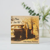 Mijlsteen Jubileum Partij nodigt uit Kaart (Staand voorkant)