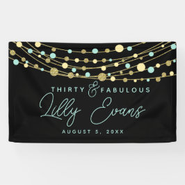 Mijlsteen verjaardagsbanner aanpassen, 50th spandoek