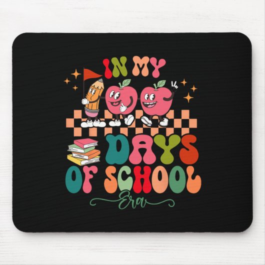 Mijn 100 dagen van school tijdperk leraar 100e dag muismat (Voorkant)