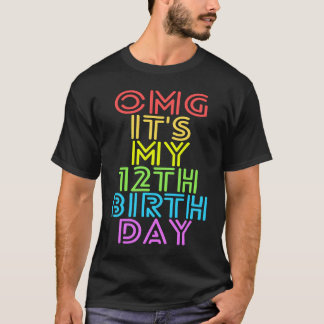 Mijn 12e verjaardag Happy Birthday T-shirt