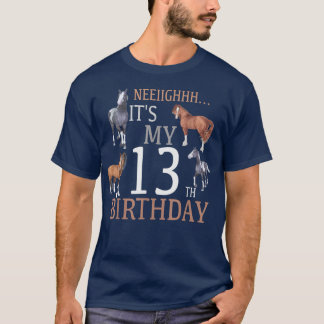 Mijn 13e Shirt Paarden van 13 jaar oud