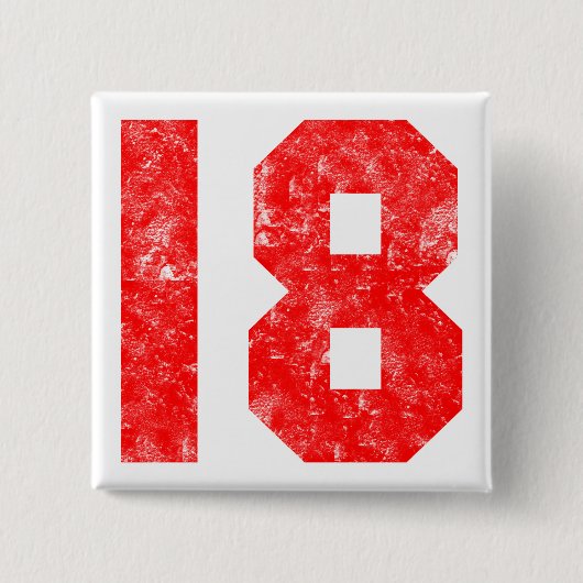 Mijn 18e verjaardag cadeautjes vierkante button 5,1 cm (Voorkant)