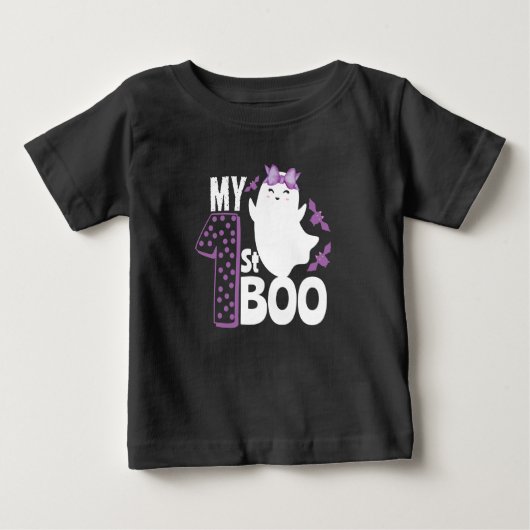 Mijn 1 st boo schattig grappig halloween baby (Voorkant)