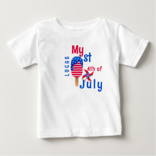 Mijn 1e 4 juli Schattige Baby Jongen
