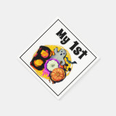 Mijn 1e Boo Cute Ghost Baby's 1ste Halloween Servet (Hoek)