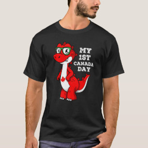 Mijn 1e Canada-dag Esdoornblad Canadese vlag Kin T-shirt
