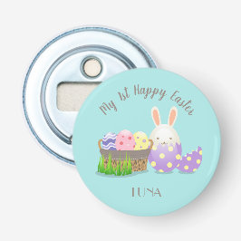 Mijn 1e gelukkige Pasen Button Flesopener