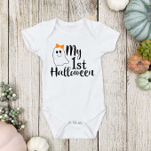 Mijn 1e Halloween Cute Baby Meisje Geest Romper