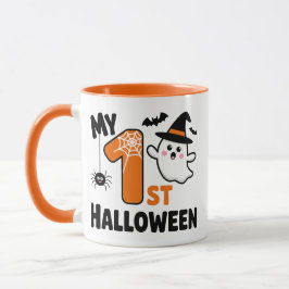 Mijn 1e Halloween Cute Ghost Baby Body Mok