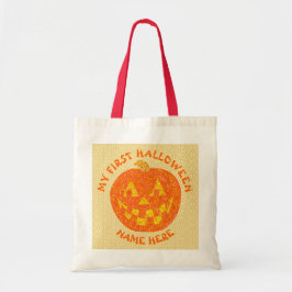 Mijn 1e Halloween Jack O Lantern Pumpkin Fun Tote Bag
