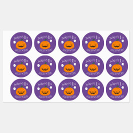 Mijn 1e Halloween Leuke Geest Pompoen Gepersonalis Labels