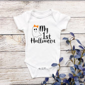 Mijn 1e Halloween Lieve Baby Meisje Geest Romper