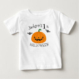Mijn 1e Halloween pompoen gepersonaliseerd
