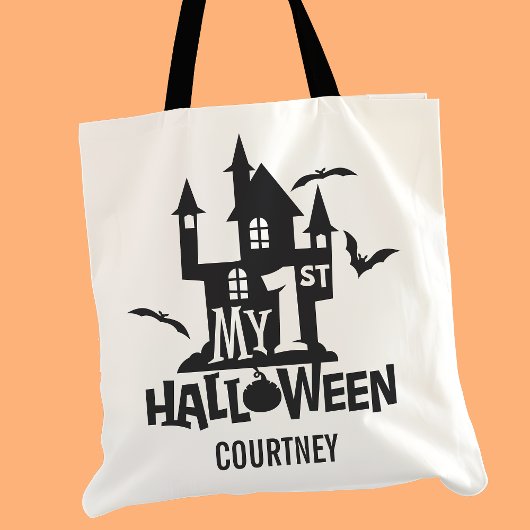 Mijn 1e Halloween snoepgoed Tote Bag