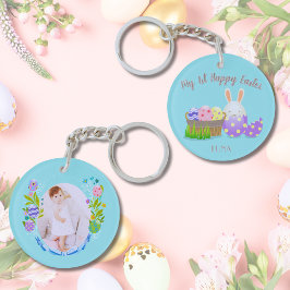 Mijn 1e Happy Easter Circle Sleutelhanger