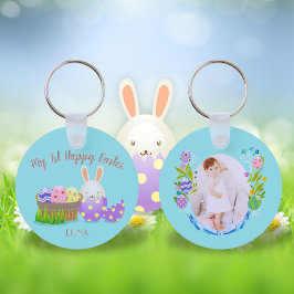 Mijn 1e Happy Easter Circle Sleutelhanger