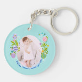 Mijn 1e Happy Easter Circle Sleutelhanger (Achterkant)