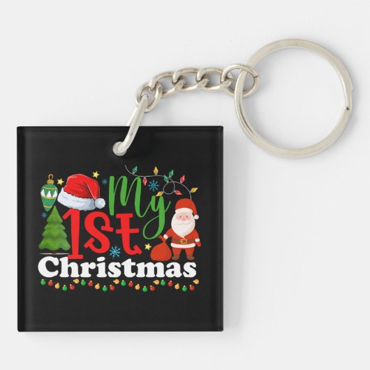 Mijn 1e kerst-81053 sleutelhanger (Achterkant)