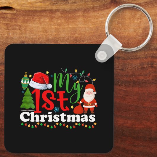 Mijn 1e kerst-81053 sleutelhanger (Achterkant)