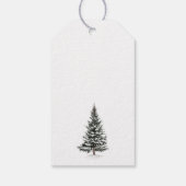 Mijn 1e Kerst Baby Herten Cadeaulabel (Achterkant)