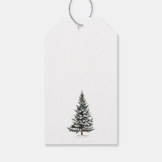 Mijn 1e Kerst Baby Herten Cadeaulabel (Achterkant)