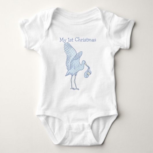 Mijn 1e kerst Baby T-shirt (Voorkant)