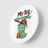 Mijn 1e kerst Dino Jongen Ronde Klok (Hoek)