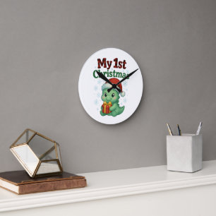 Mijn 1e kerst Dino Jongen Ronde Klok