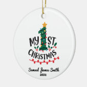 Mijn 1e kerstboom - Custom Keramisch Ornament (Links)