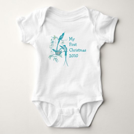 Mijn 1e Kerstmis 2010 Baby T-shirt (Voorkant)
