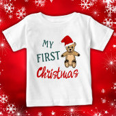 Mijn 1e Kerstmis Teddysant Teddybeer Hoed