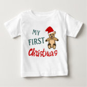 Mijn 1e Kerstmis Teddysant Teddybeer Hoed (Voorkant)