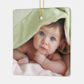 Mijn 1e kerstversiering keramisch ornament (Links)