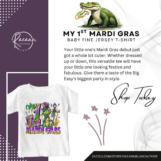 Mijn 1e Mardi Gras Peuter/Baby T-shirt