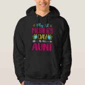 Mijn 1e Moederdag als tante Funny Moederdag Hoodie (Voorkant)