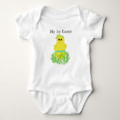 Mijn 1e Pasen Baby Jongens Chick Egg Creeper T-shi Romper (Voorkant)