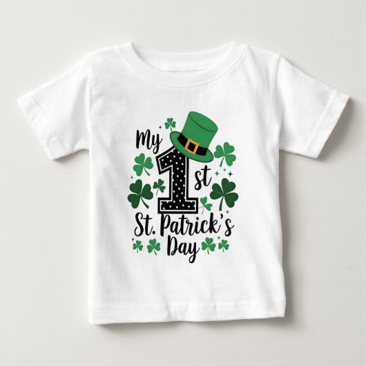 Mijn 1e St. Patricks Dag Kleurrijke Shirt (Voorkant)