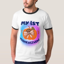 Mijn 1e Thanksgiving - Coquette kalkoen op T-shirt