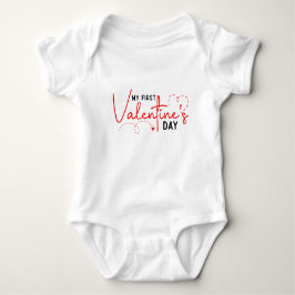 Mijn 1e Valentijnsdag Baby Shirt