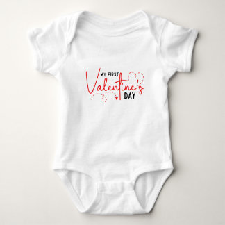 Mijn 1e Valentijnsdag Baby Shirt