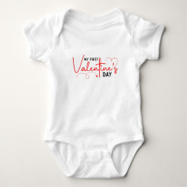 Mijn 1e Valentijnsdag babyshirt Romper