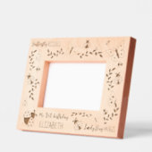 Mijn 1e Verjaardag Buttefly-Ladybug Gepersonalisee Gegraveerde Lijstjes (Links)