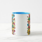 Mijn 1e verjaardag koekjes taart en ballonnen mok (Midden)