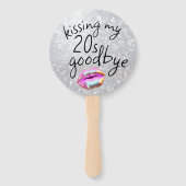 Mijn "20s" gedag kussen handwaaier (Achterkant)