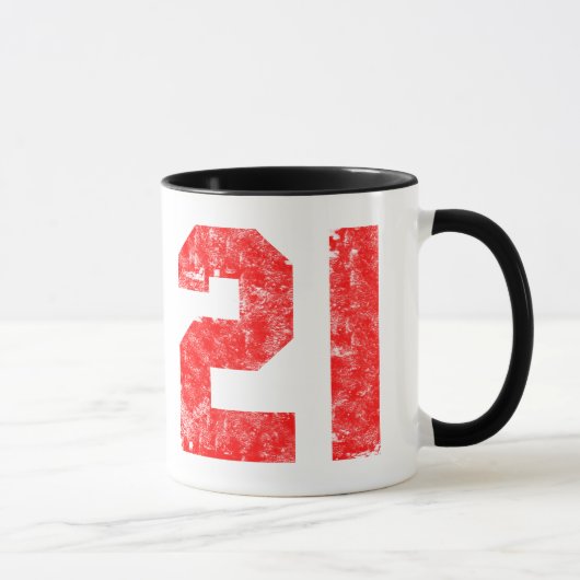 Mijn 21ste verjaardag cadeautjes mok (Rechts)