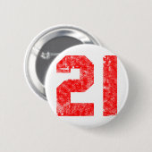 Mijn 21ste verjaardag cadeautjes ronde button 5,7 cm (Voorkant /achterkant)