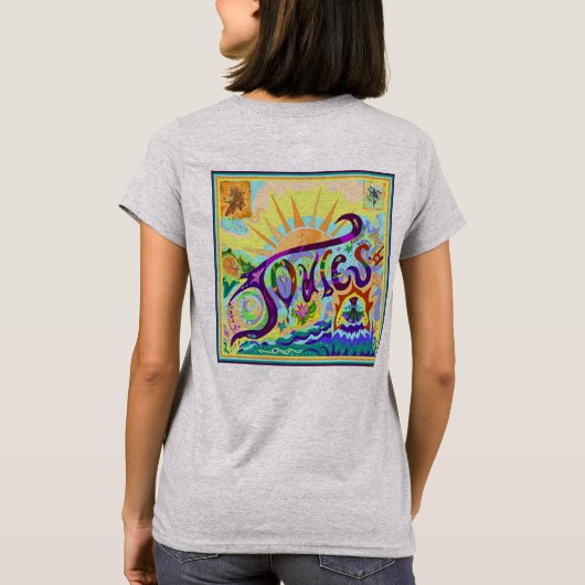 Mijn 2 artistieke LABELS op shirtB T-shirt (Achterkant)