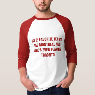 MIJN 2 FAVORIETE TEAMS ZIJN MONTREAL EN WIE IS OOI T-SHIRT