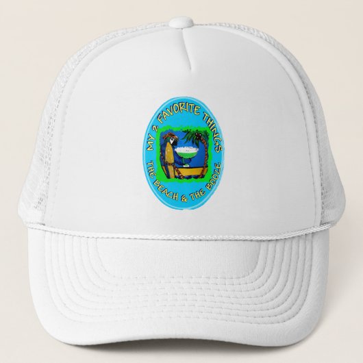 MIJN 2 LIEVELINGS DINGEN TRUCKER PET (Voorkant)